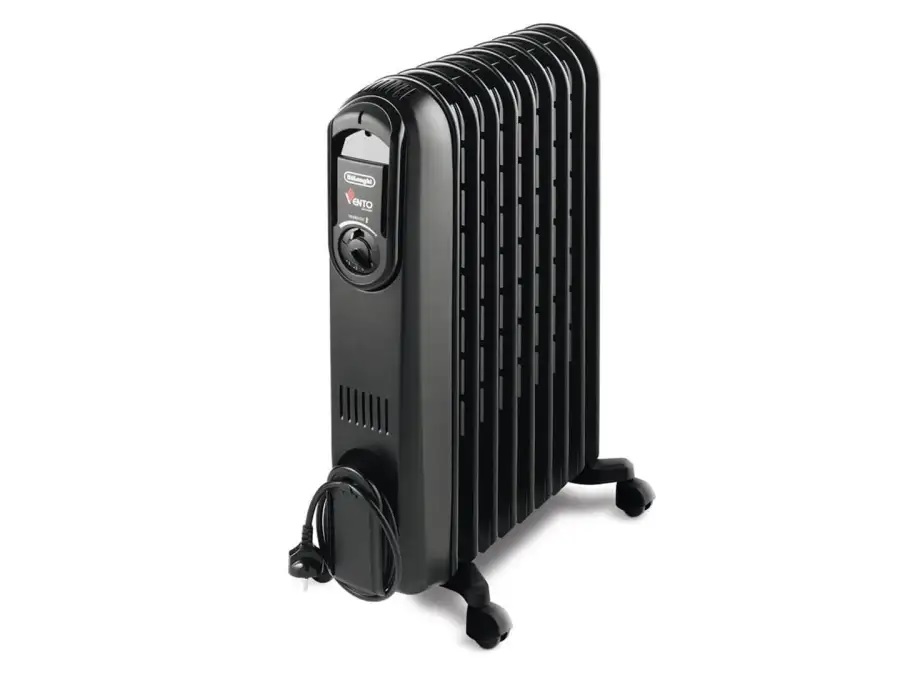 Delonghi 9 Fin Vento Oil Filled Heater Black V550920B